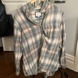 Button Up Flannel Shirt